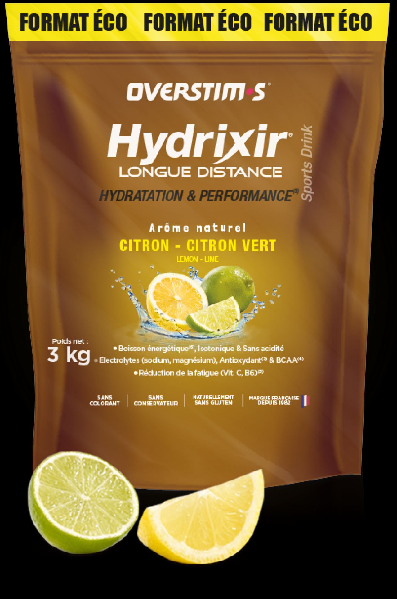 HYDRIXIR LONGUE DISTANCE CITRON CITRON VERT 3KG FORMAT ECO