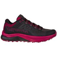 LA SPORTIVA KARACAL NEON BLACK ET RED PLUM Chaussure de  trail pas cher