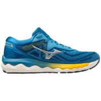 MIZUNO WAVE SKY 4 SCUBA BLUE   Chaussures de running homme pas cher