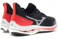 MIZUNO WAVE RIDER NEO W NOIRE ET ROUGE  Chaussures de running pas cher