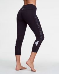 KARI TRAA LOUISE  3/4 TIGHT NOIR Corsaire  running femme pas cher