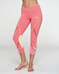 KARI TRAA LOUISE  3/4 TIGHT GUAVA Corsaire  running femme pas cher