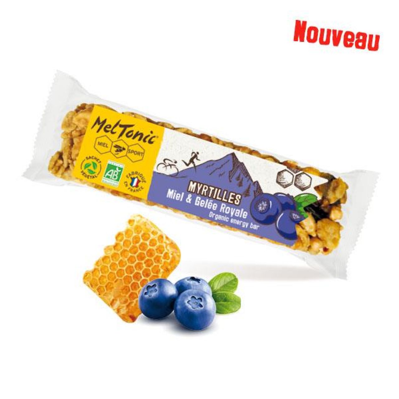 MELTONIC BARRE CEREALE BIO MYRTILLE NOISETTE Barre d effort