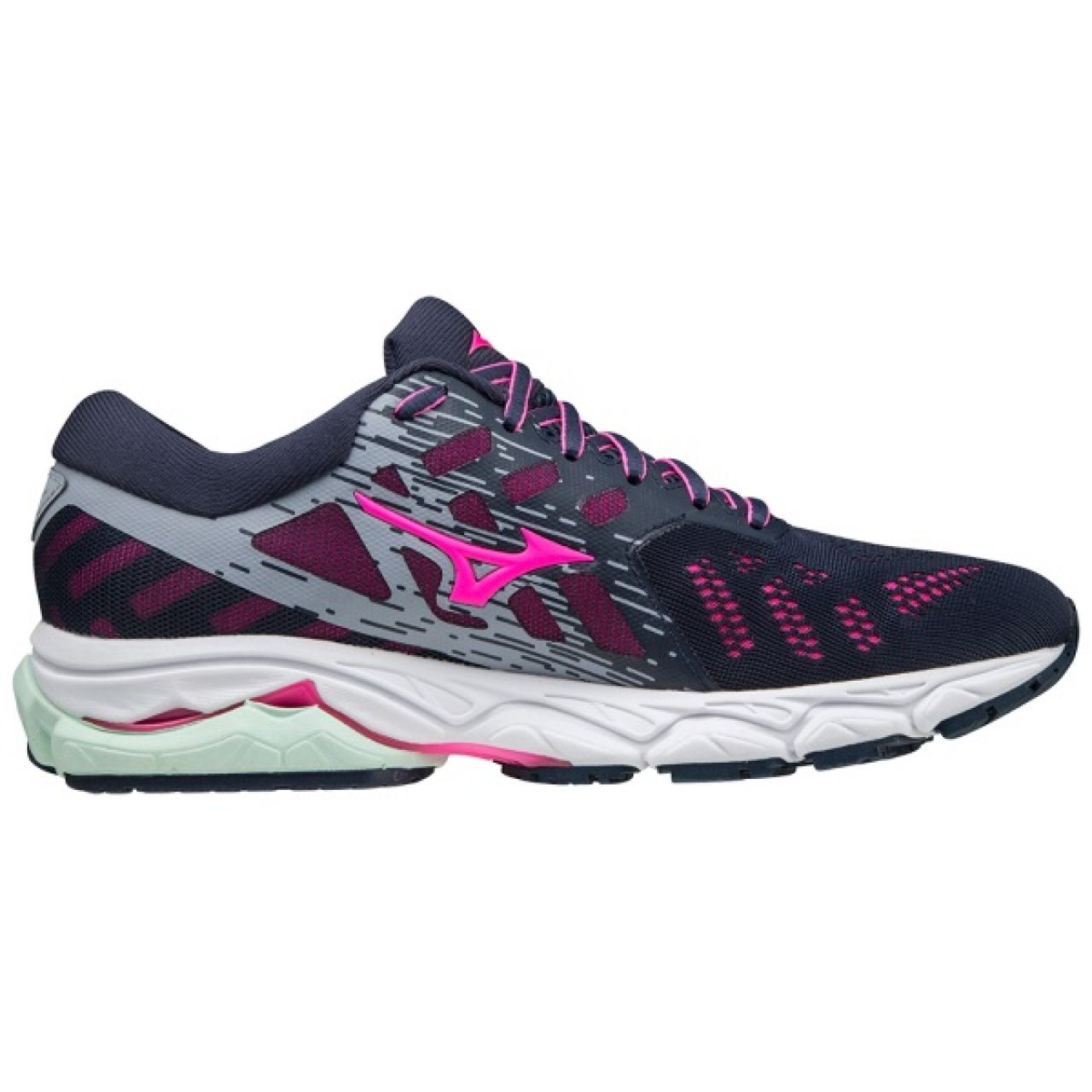 MIZUNO WAVE ULTIMA 12 MOOD INDIGO ET ROSE GOLD  Chaussures de running