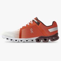 ON RUNNING CLOUDFLOW RUST WHITE Chaussures de running pas cher