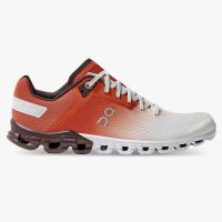 ON RUNNING CLOUDFLOW RUST WHITE Chaussures de running pas cher