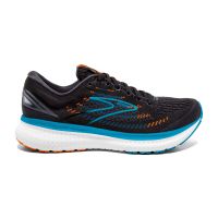 BROOKS GLYCERIN 19 NOIRE ORANGE ET BLEUE Chaussures de running pas cher