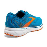 BROOKS GHOST 14 VIVID BLUE ET ORANGE  Chaussures de running pas cher