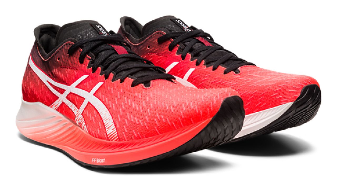 ASICS MAGIC SPEED ROUGE Chaussures Running homme