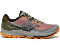 SAUCONY PEREGRINE 11 OLIVE  Chaussures de trail saucony pas cher