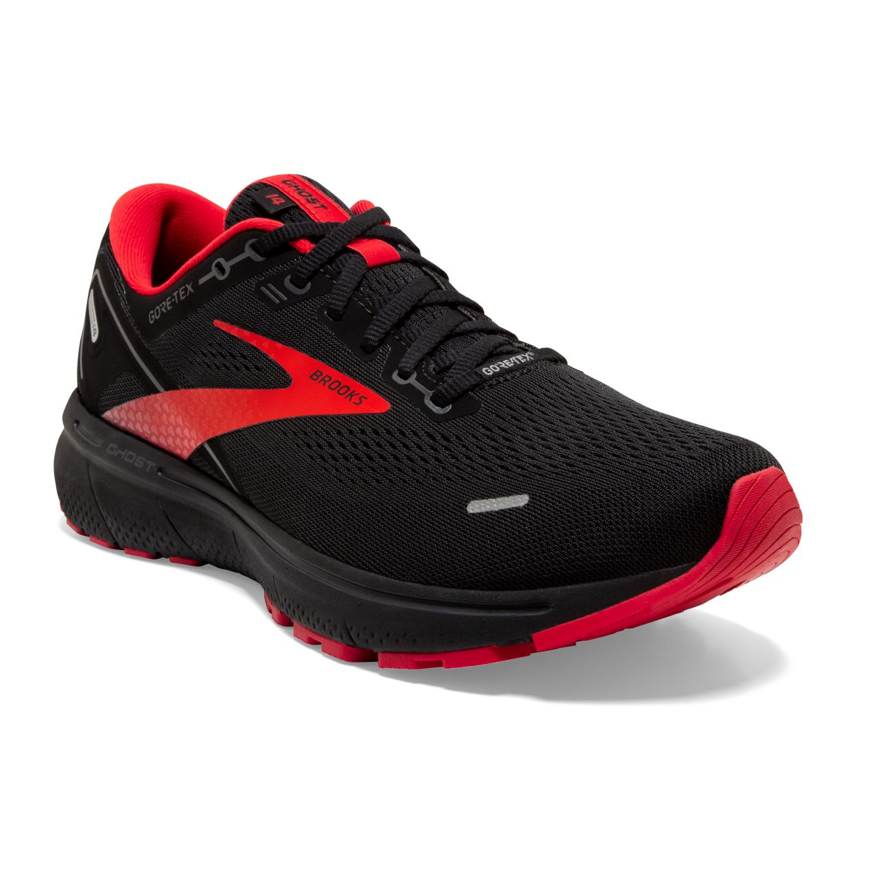 BROOKS GHOST 14 GTX NOIRE ET ROUGE  Chaussures de running