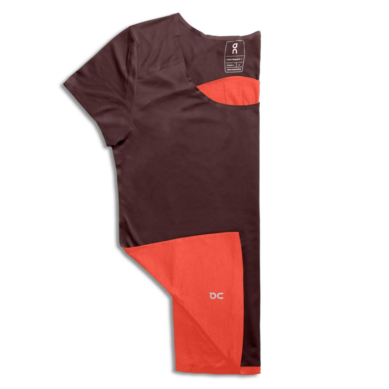 ON RUNNING PERFORMANCE T W MULBERRY SPICE Tee shirt running