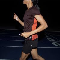 ON RUNNING PERFORMANCE T W MULBERRY SPICE Tee shirt running pas cher