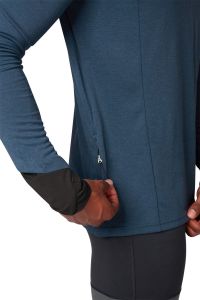 ON RUNNINGWEATHER SHIRT MEN NAVY Maillot manches longues pas cher