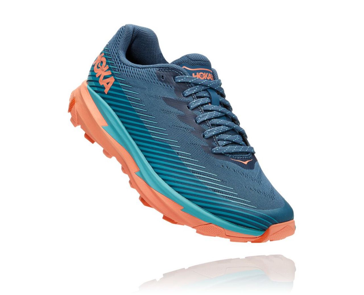 HOKA ONE ONE TORRENT  2 REAL TEAL   Chaussures de Trail femme