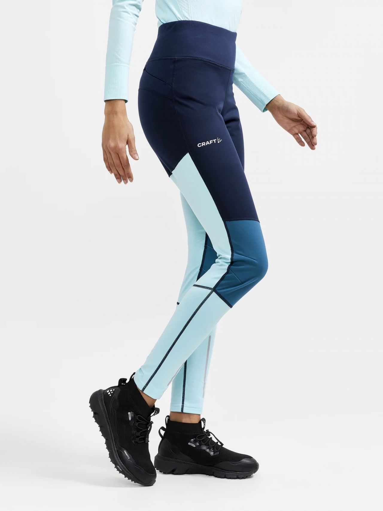 CRAFT ADV ESSENCE WIND TIGHT NAVY BLUE Collant Running coupe vent