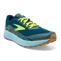 BROOKS CATAMOUNT BLUE LIME Chaussures de trail pas cher