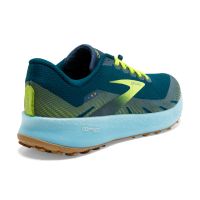 BROOKS CATAMOUNT BLUE LIME Chaussures de trail pas cher