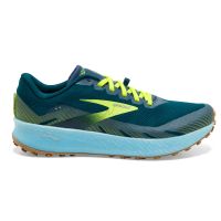 BROOKS CATAMOUNT BLUE LIME Chaussures de trail pas cher