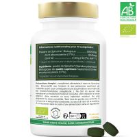 AMOSEEDS SPIRULINE BIO 17% PHYCOCYANINE pas cher