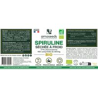 AMOSEEDS SPIRULINE BIO 17% PHYCOCYANINE pas cher