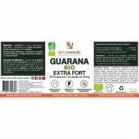 AMOSEEDS GUARANA NATIF BIO 10% GUARANINE pas cher