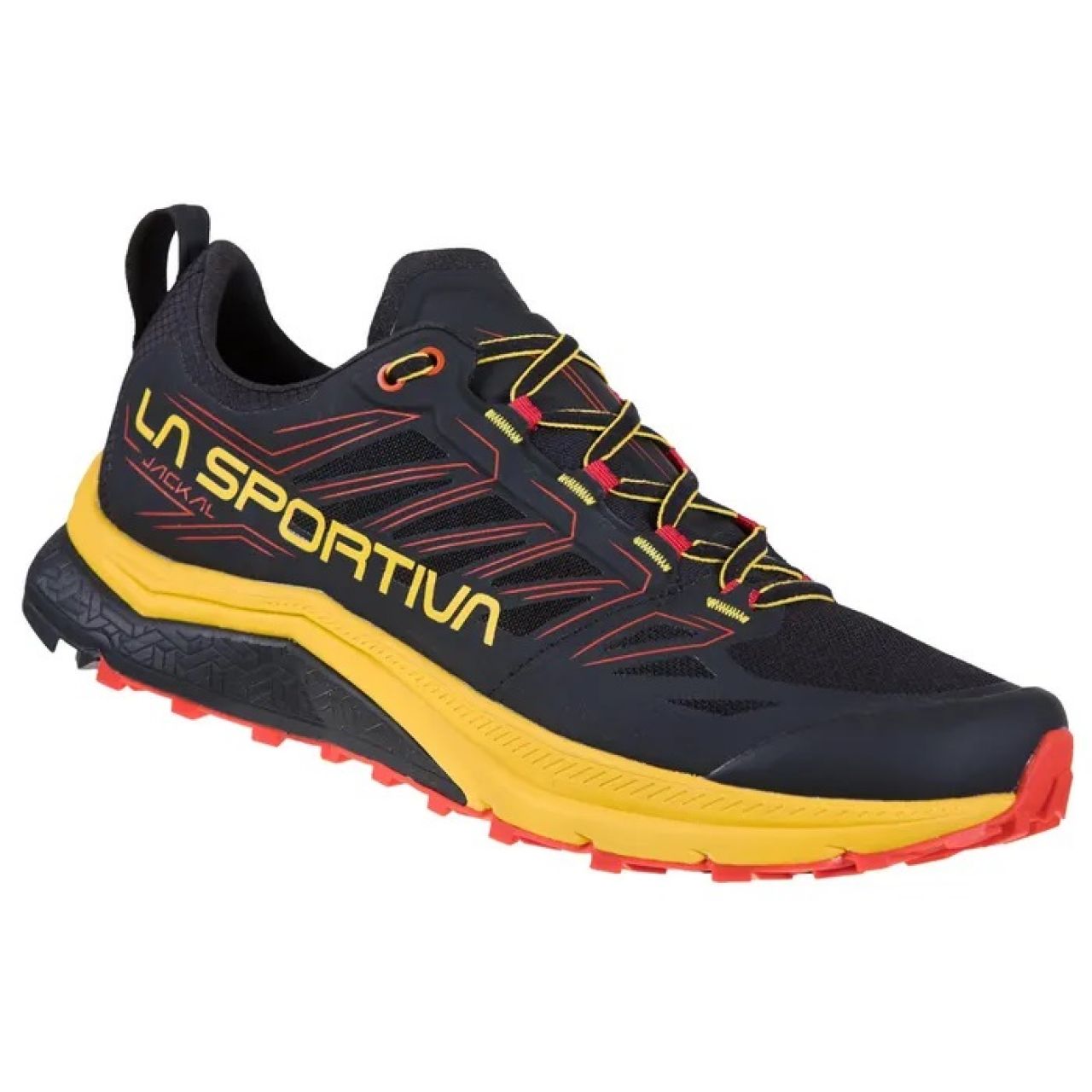LA SPORTIVA  JACKAL NOIRE ET JAUNE chaussure de  trail