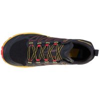 LA SPORTIVA  JACKAL NOIRE ET JAUNE chaussure de  trail pas cher