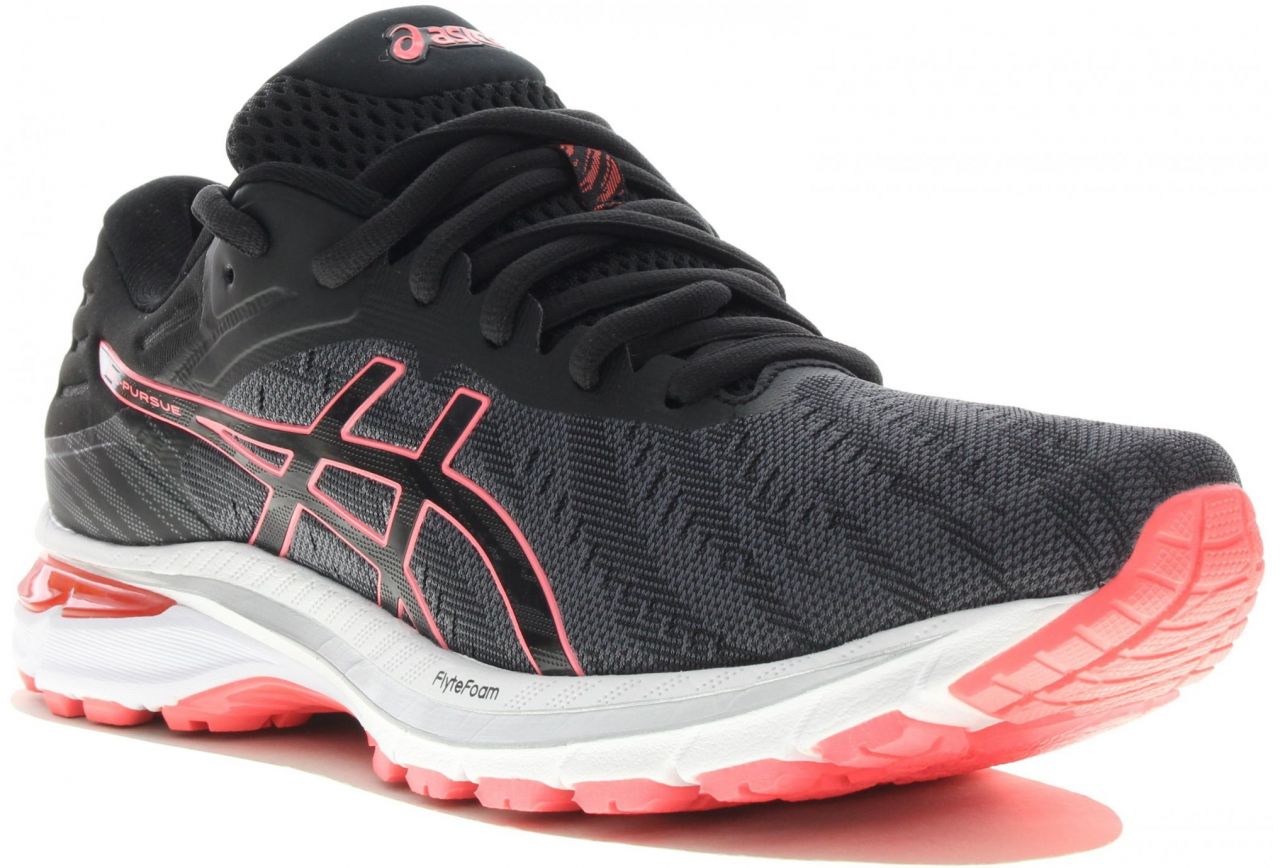 ASICS GEL PURSUE 7 NOIRE ET ROSE Chaussures de running