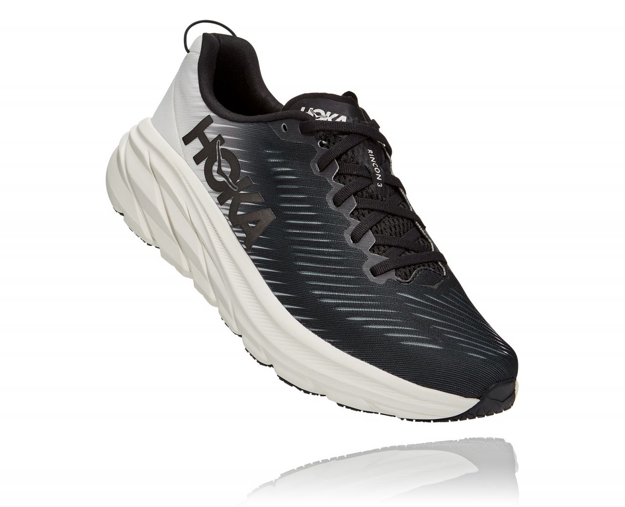 HOKA RINCON 3 BLAZING NOIRE ET BLANCHE Chaussures de running