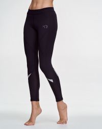 KARI TRAA LOUISE TIGHT BLACK Collant running femme pas cher