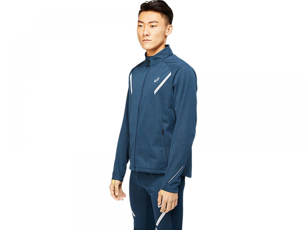 ASICS LITE SHOW WINTER FRENCH BLUE  Veste  chaude de running