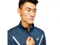 ASICS LITE SHOW WINTER FRENCH BLUE  Veste  chaude de running pas cher