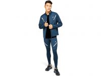 ASICS LITE SHOW WINTER FRENCH BLUE  Veste  chaude de running pas cher