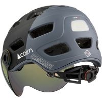 CAIRN CASQUE QUARTZ VISOR MAT BLACK LES USB Casque vélo pas cher