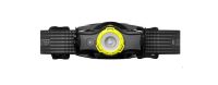 LED LENSER LAMPE FRONTALE MH5 NOIRE ET JAUNE 400 LUMENS Lampe frontale rechargeable pas cher