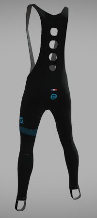 MINOTOR COLLANT LONG PLATINIUM NOIR ET BLEU Cuissard long vélo pas cher