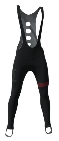 MINOTOR COLLANT LONG PLATINIUM NOIR ET ROUGE Cuissard long vélo pas cher