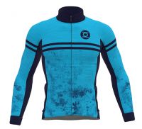 MINOTOR MAILLOT ML PLATINIUM BLEU Maillot manches longues vélo pas cher