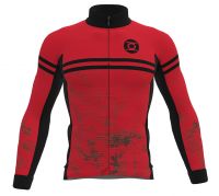 MINOTOR MAILLOT ML PLATINIUM ROUGE Maillot manches longues vélo pas cher