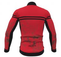 MINOTOR MAILLOT ML PLATINIUM ROUGE Maillot manches longues vélo pas cher