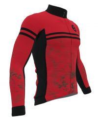 MINOTOR MAILLOT ML PLATINIUM ROUGE Maillot manches longues vélo pas cher