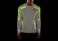 BROOKS CARBONITE LONG SLEEVE VISIBLE Maillot running brooks pas cher