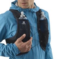 SALOMON ACTIVE SKIN 4 SET BLACK EBONY Sac à dos trail pas cher