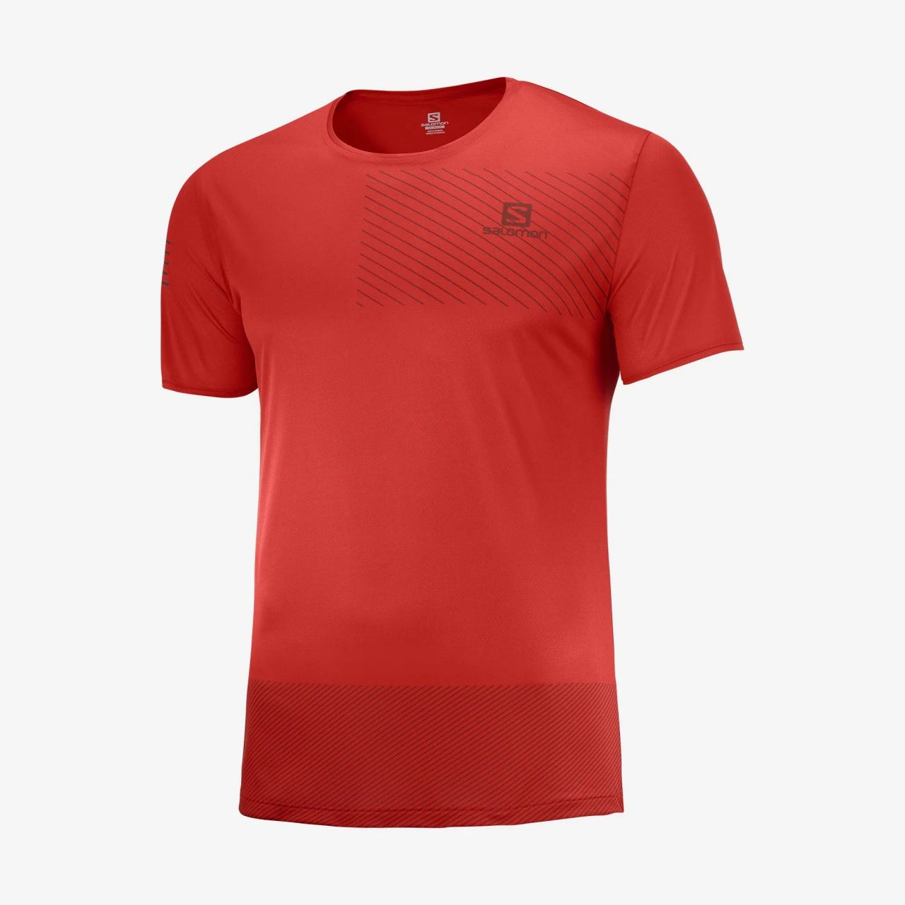SALOMON SENSE TEE M GOJI BERRY  tee shirt de running