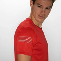 SALOMON SENSE TEE M GOJI BERRY  tee shirt de running pas cher