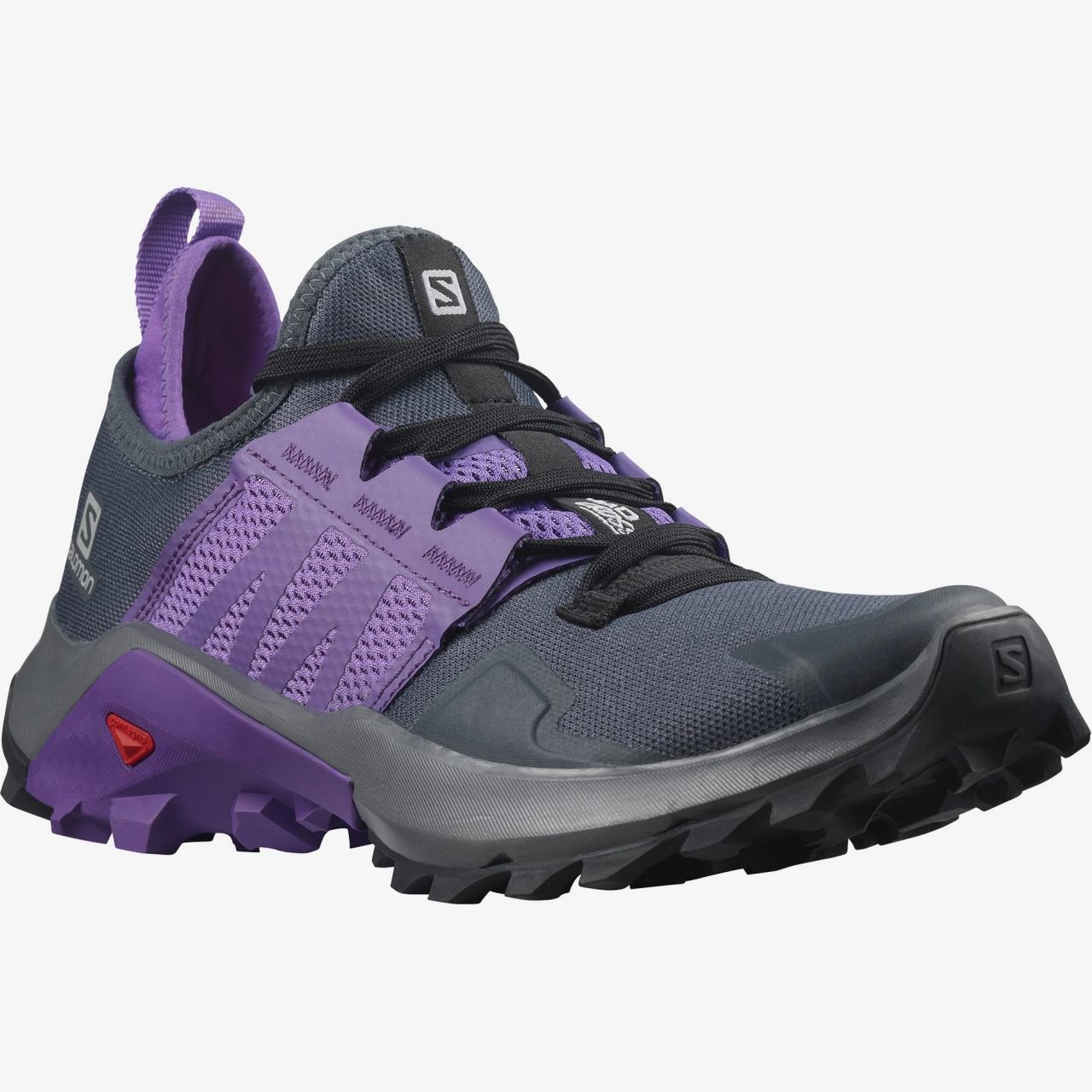 SALOMON MADCROSS NOIRE ET LILA  Chaussures trail salomon