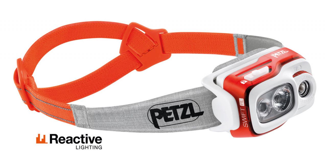 PETZL LAMPE SWIFT RL ORANGE  Lampe frontale rechargeable