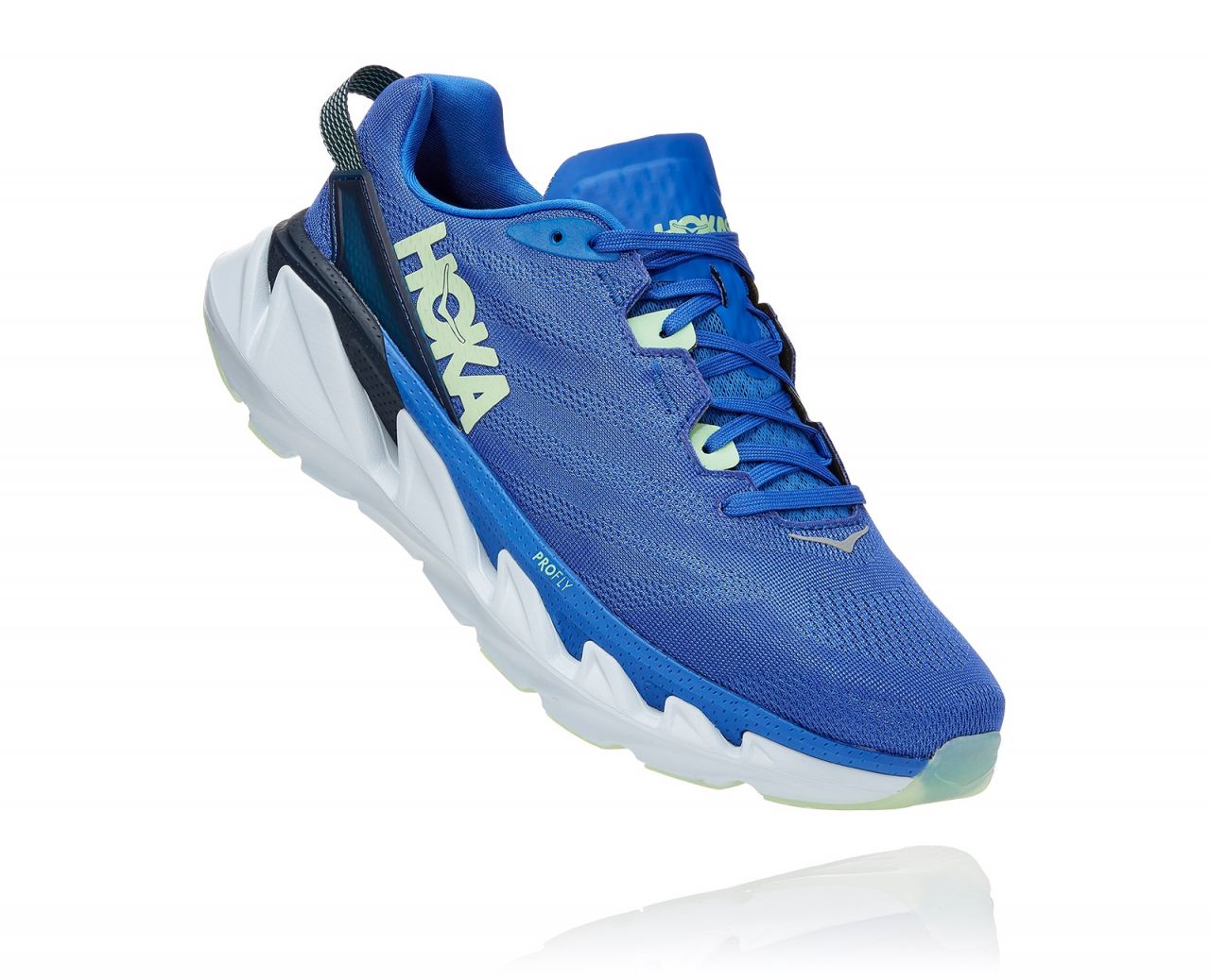 HOKA ELEVON 2 WHITE DAZZLING BLUE Chaussures de running