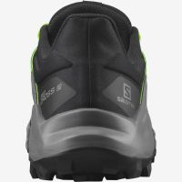 SALOMON WILDCROSS 2 NOIRE ET VERTE  Chaussures trail salomon pas cher